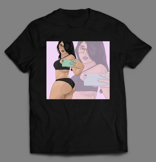 CUTIE WITH A BOOTY ADULT STAR SHIRT