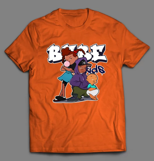 RETRO BEBE'S KIDS CUSTOM ART SHIRT