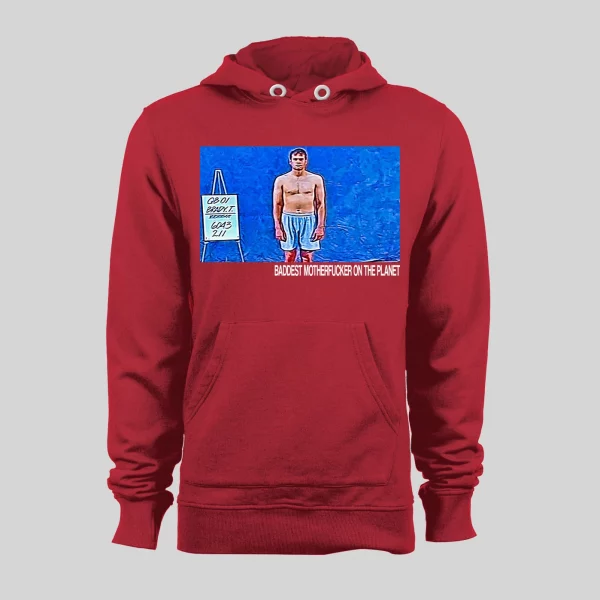 GOAT CHAMPION DRAFT PIC ROUND 6 BADDEST MFER ON PLANET QUALITY HOODIE / SWEATSHIRT