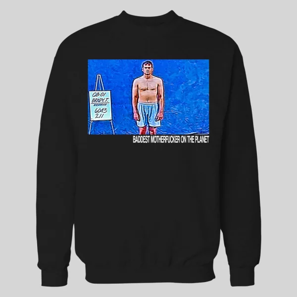 GOAT CHAMPION DRAFT PIC ROUND 6 BADDEST MFER ON PLANET QUALITY HOODIE / SWEATSHIRT