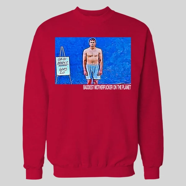 GOAT CHAMPION DRAFT PIC ROUND 6 BADDEST MFER ON PLANET QUALITY HOODIE / SWEATSHIRT
