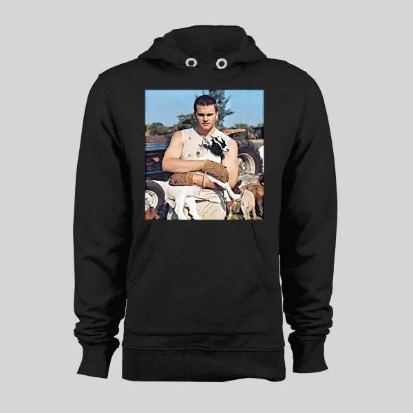 FOOTBALL CHAMPION HOLDING GOAT 7 RINGS QUALITY HOODIE / SWEATSHIRT