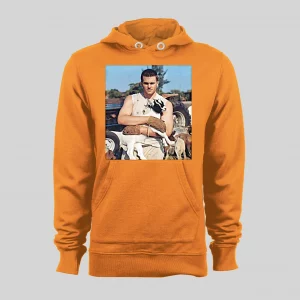 FOOTBALL CHAMPION HOLDING GOAT 7 RINGS QUALITY HOODIE / SWEATSHIRT