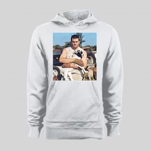 FOOTBALL CHAMPION HOLDING GOAT 7 RINGS QUALITY HOODIE / SWEATSHIRT