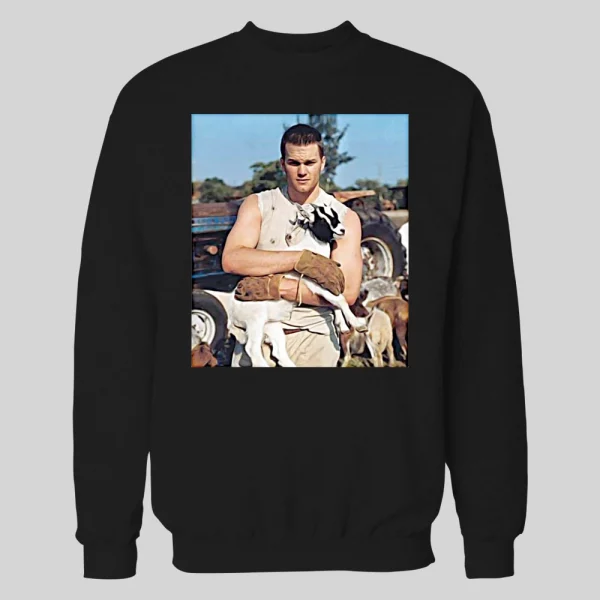 FOOTBALL CHAMPION HOLDING GOAT 7 RINGS QUALITY HOODIE / SWEATSHIRT