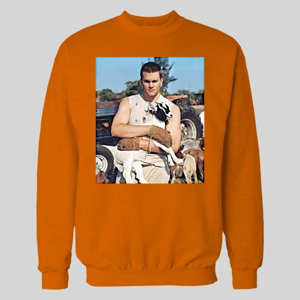 FOOTBALL CHAMPION HOLDING GOAT 7 RINGS QUALITY HOODIE / SWEATSHIRT
