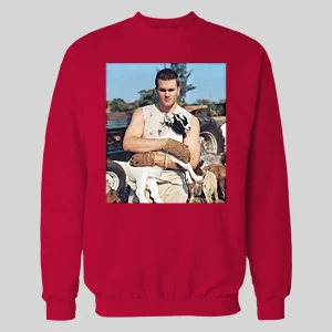 FOOTBALL CHAMPION HOLDING GOAT 7 RINGS QUALITY HOODIE / SWEATSHIRT