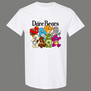 DARE BEARS PARTY DRUGS PARODY CARTOON SHIRT