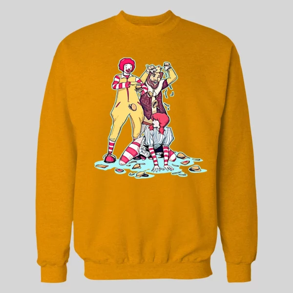 FAST FOOD STRIP CLUB PARODY HOODIE / SWEATSHIRT