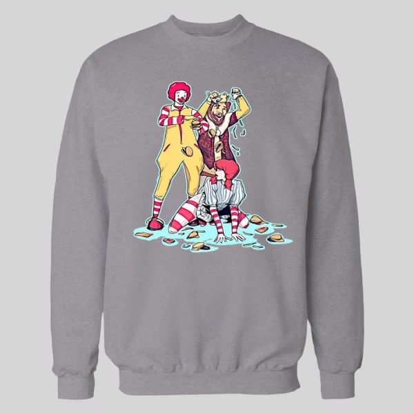 FAST FOOD STRIP CLUB PARODY HOODIE / SWEATSHIRT