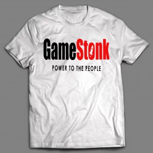 SHORT SQUEEZE $GME GAMESTONK POWER TO THE PEOPLE GAMER SHIRT