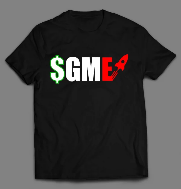 $GME SHORT SQUEEZE STOCK MARKET PARODY GAMER SHIRT