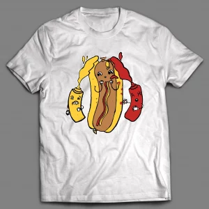 HOTDOG TRIPLE X ADULT HUMOR SHIRT