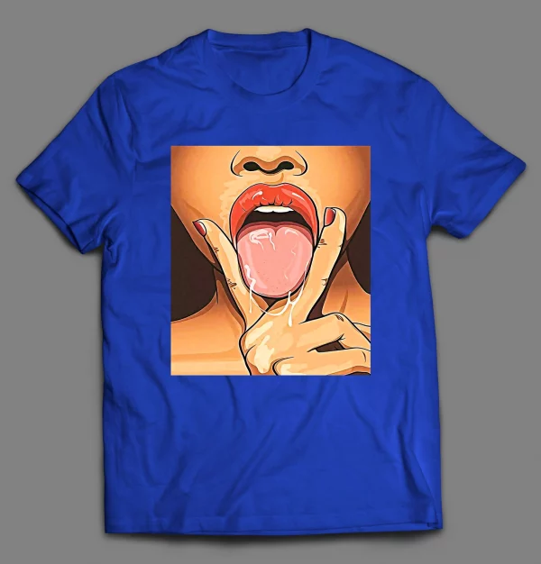 LET ME LICK IT TRIPLE X SEXY ADULT HUMOR SHIRT