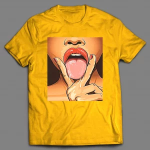 LET ME LICK IT TRIPLE X SEXY ADULT HUMOR SHIRT
