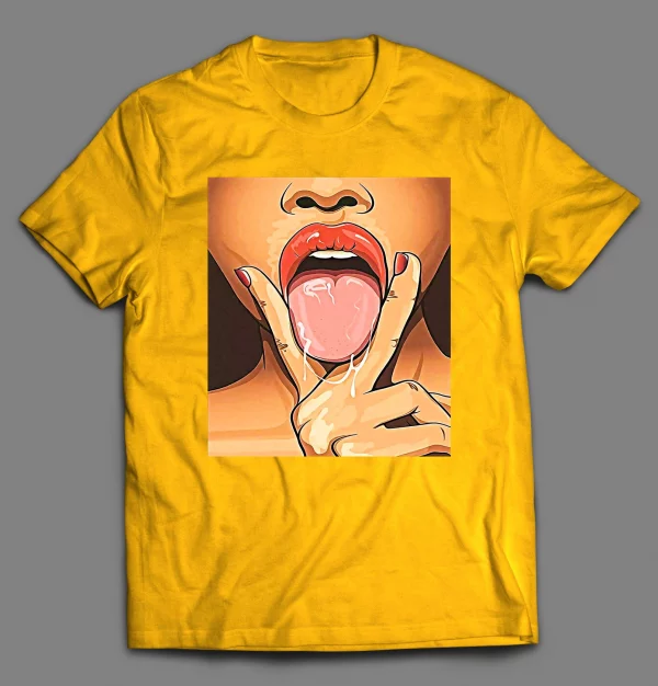 LET ME LICK IT TRIPLE X SEXY ADULT HUMOR SHIRT