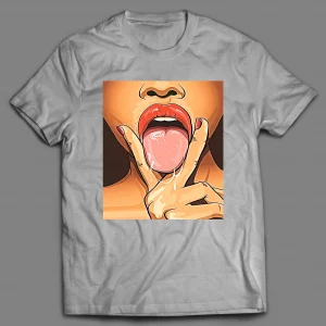 LET ME LICK IT TRIPLE X SEXY ADULT HUMOR SHIRT