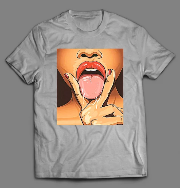 LET ME LICK IT TRIPLE X SEXY ADULT HUMOR SHIRT