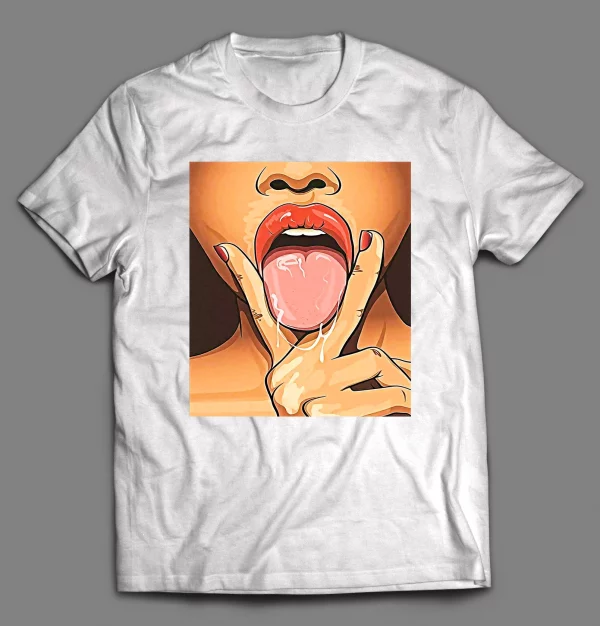 LET ME LICK IT TRIPLE X SEXY ADULT HUMOR SHIRT