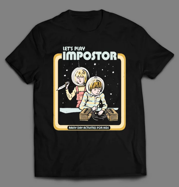 LET'S PLAY IMPOSTER KIDS BOOK SERIES PARODY SHIRT