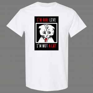 LAWYER CAT IM NOT A CAT VIRAL CARTOON PARODY SHIRT