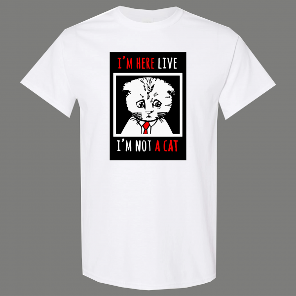 LAWYER CAT IM NOT A CAT VIRAL CARTOON PARODY SHIRT