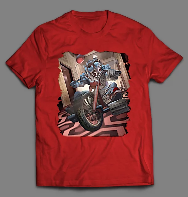 3 WHEELIN' PSYCHO CLOWN SHIRT