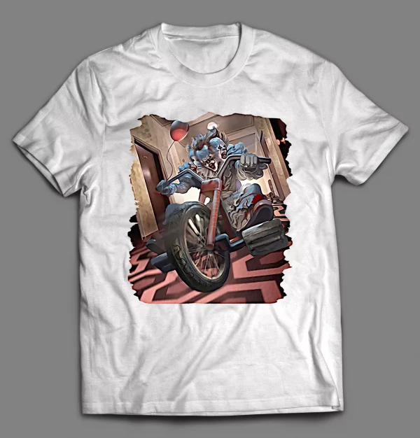 3 WHEELIN' PSYCHO CLOWN SHIRT
