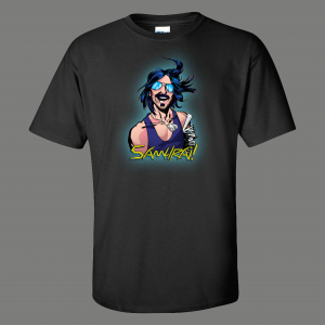 JOHNNY SAMURAI PARODY SHIRT