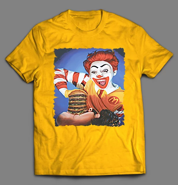 MCDONALDS SHOVE IT FAST FOOD SHIRT