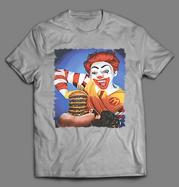 MCDONALDS SHOVE IT FAST FOOD SHIRT