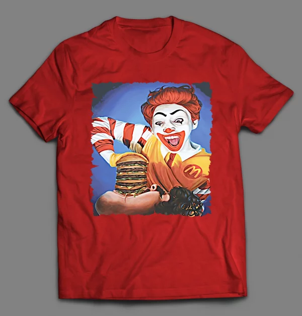 MCDONALDS SHOVE IT FAST FOOD SHIRT