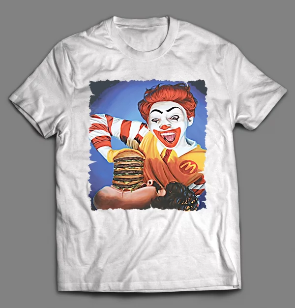 MCDONALDS SHOVE IT FAST FOOD SHIRT