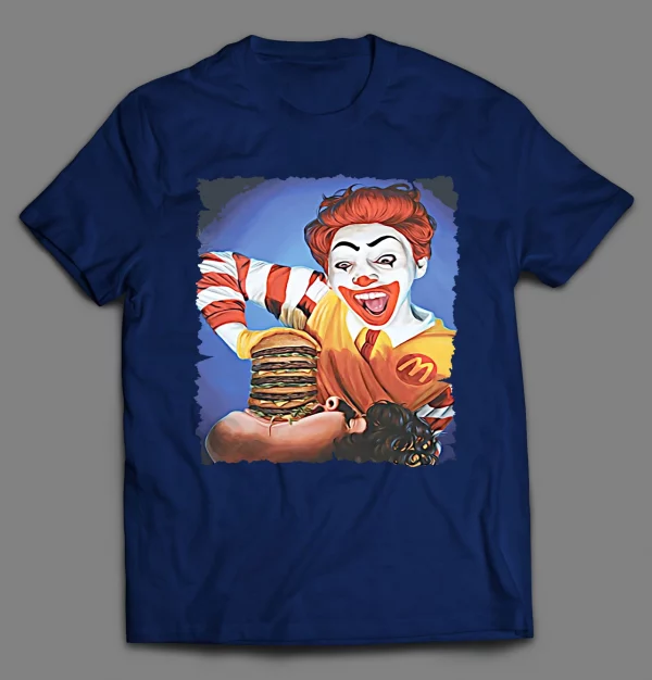 MCDONALDS SHOVE IT FAST FOOD SHIRT