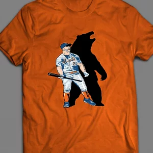 BASEBALL STAR #20 PETE THE POLAR BEAR CARTOON BASEBALL SHIRT