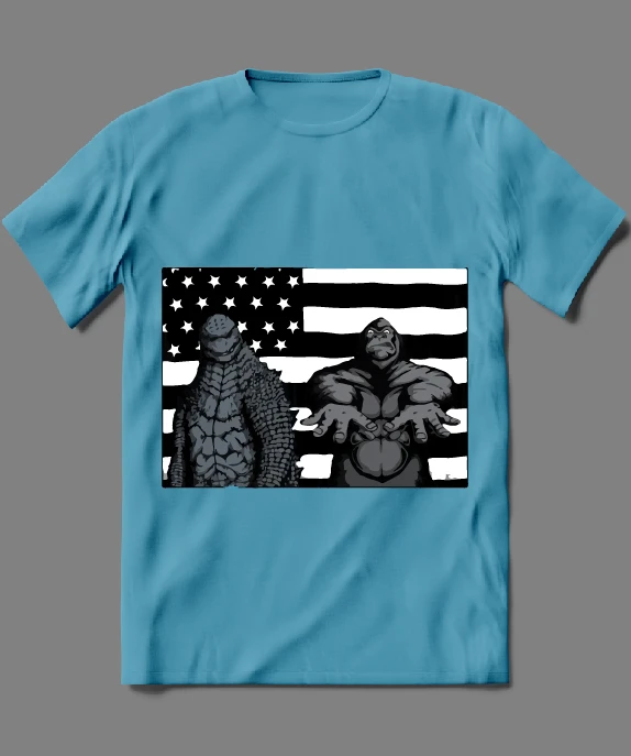 KAIJU VS GORILLA MOVIE RAP PARODY SHIRT