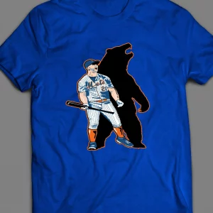BASEBALL STAR #20 PETE THE POLAR BEAR CARTOON BASEBALL SHIRT