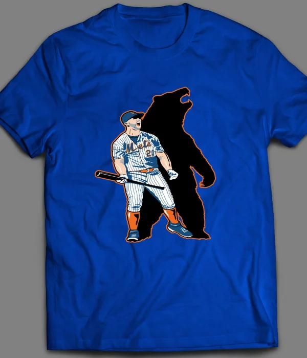 BASEBALL STAR #20 PETE THE POLAR BEAR CARTOON BASEBALL SHIRT