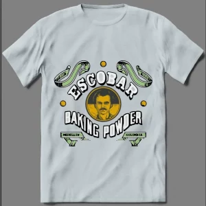 PABLO ESCOBAR BAKING POWDER COKE PARODY SHIRT