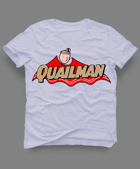 QUAILMAN DOUG FUNNY TV CARTOON MASHUP CUSTOM ART SHIRT