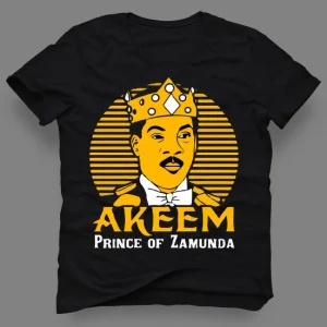 AKEEM PRINCE OF ZAMUNDA MOVIE MASHUP CUSTOM ART SHIRT