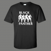 BLACK PANTHER PUNK ROCK ALBUM COVER PARODY HIGH QUALITY SHIRT