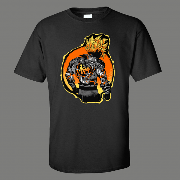ANIME WARRIOR ART CARTOON PARODY SHIRT
