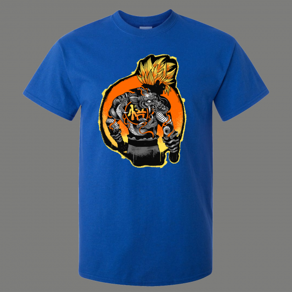 ANIME WARRIOR ART CARTOON PARODY SHIRT