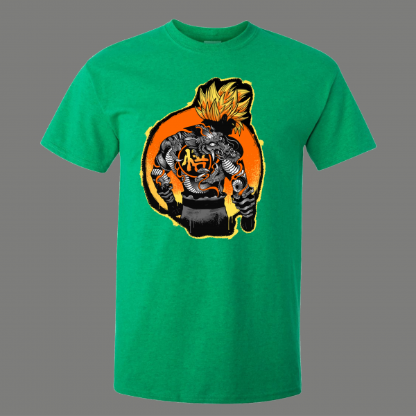 ANIME WARRIOR ART CARTOON PARODY SHIRT