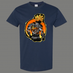 ANIME WARRIOR ART CARTOON PARODY SHIRT