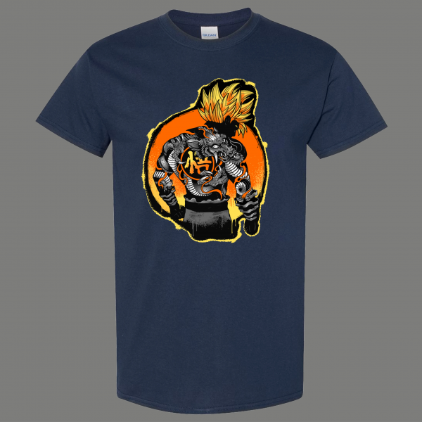 ANIME WARRIOR ART CARTOON PARODY SHIRT