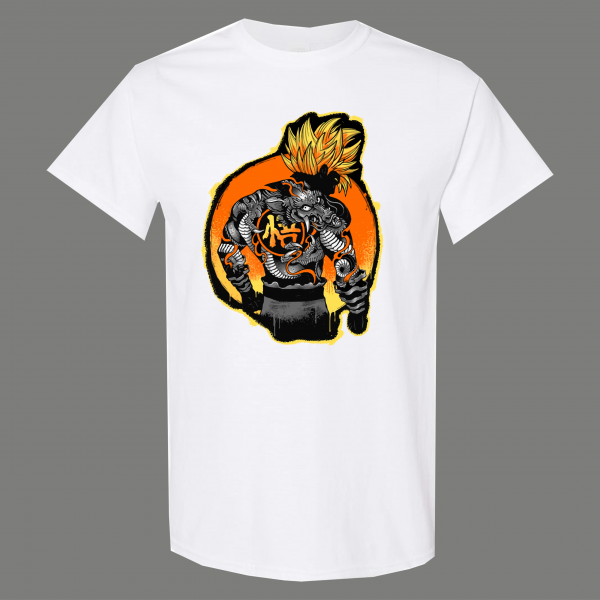 ANIME WARRIOR ART CARTOON PARODY SHIRT