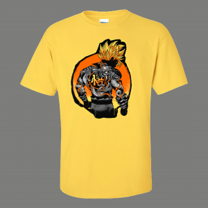 ANIME WARRIOR ART CARTOON PARODY SHIRT