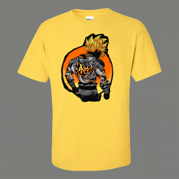 ANIME WARRIOR ART CARTOON PARODY SHIRT